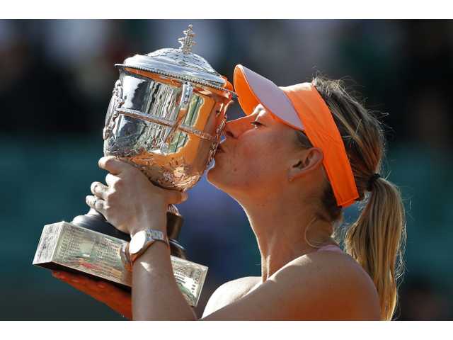 Sharapova won her second French Open today.