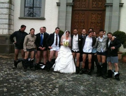 Humorous Wedding Photos