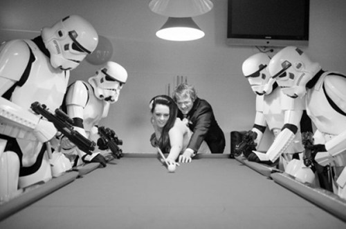 Humorous Wedding Photos