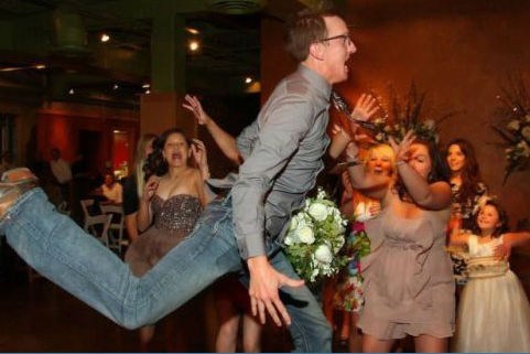 Humorous Wedding Photos