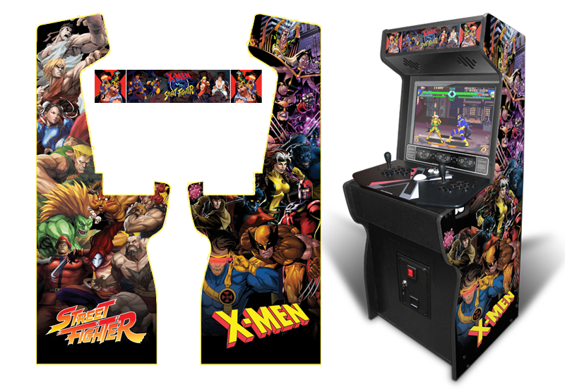 Arcade games trended to be modular in design.  Once a game stopped making good money, you would place new stickers on the sides and a new board in the  cabinet.  Cheaply making a new game.
