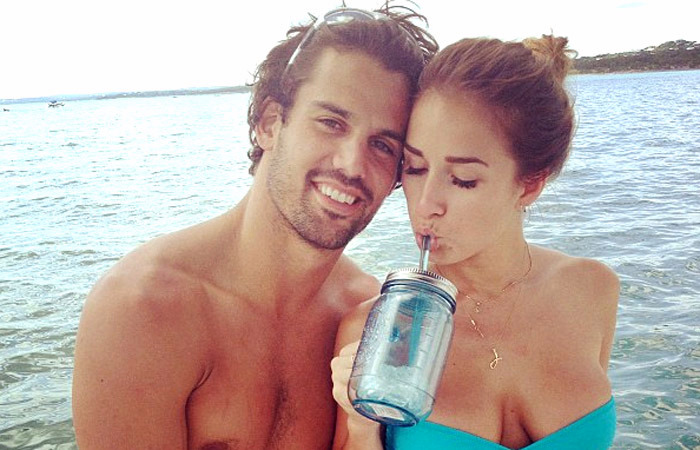 Eric Decker and his wife... a Hottie for sho.
