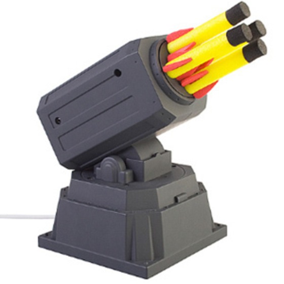 USB Nerf Dart Launcher, great for launching death upon your co workers.