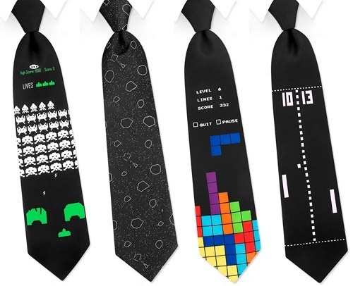 Father's Day means ties right?  Why not select a nerdy tie for your geeky dad.