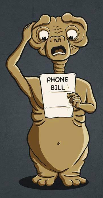 funny et - Phone Bill