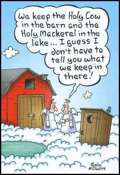 holy cow holy mackerel - We keep the Holy Cow J in the barn and the Holy Mackerel in the i lake... I guess I uy don't have to tell you what 7 we keepin y there! mimin mm 19 m mm m m Rands M'Ilwaine me