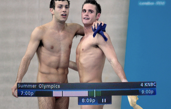 I have no idea there are so many naked dudes at the Olympics.