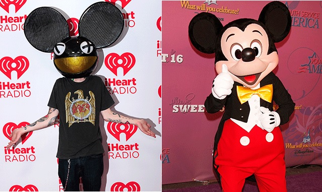 Disney will not allow Deadmau5 to trademark his ears.  Yea, they look so similar.  NOT!
