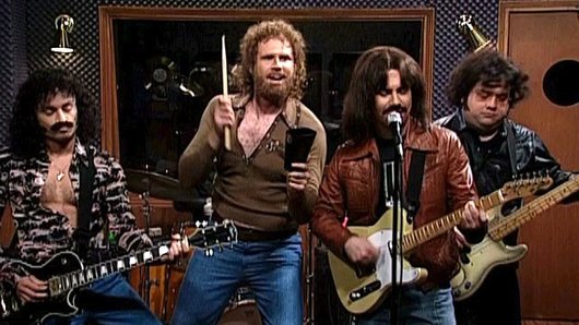 I have a fever and the only prescription is more cowbell.