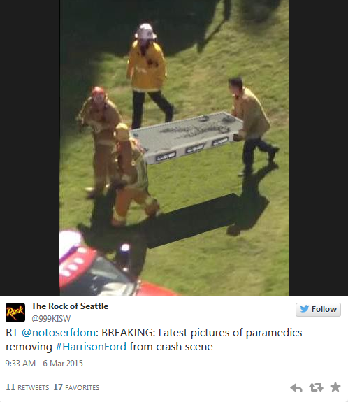 Get Well Soon Harrison Ford