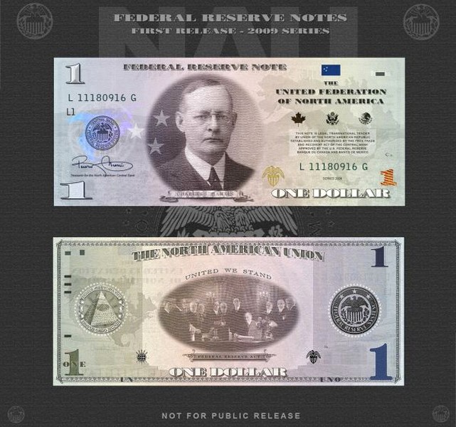Currency for the North American Union NAU