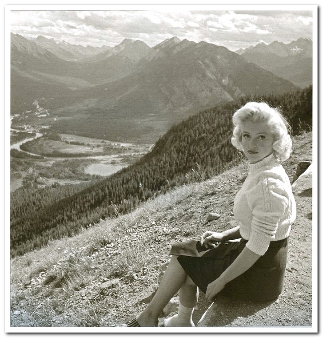 Unpublished photos of Marilyn Monroe in Canada