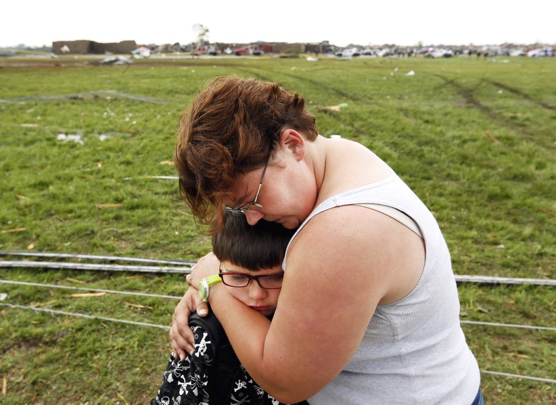Graphic images of Moore,Oklahoma.