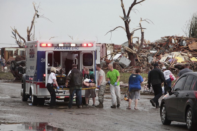 Graphic images of Moore,Oklahoma.