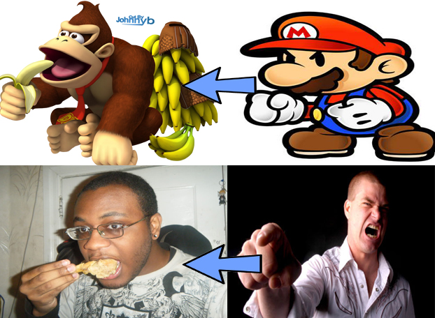 Mario, DK, Kfc, white guy