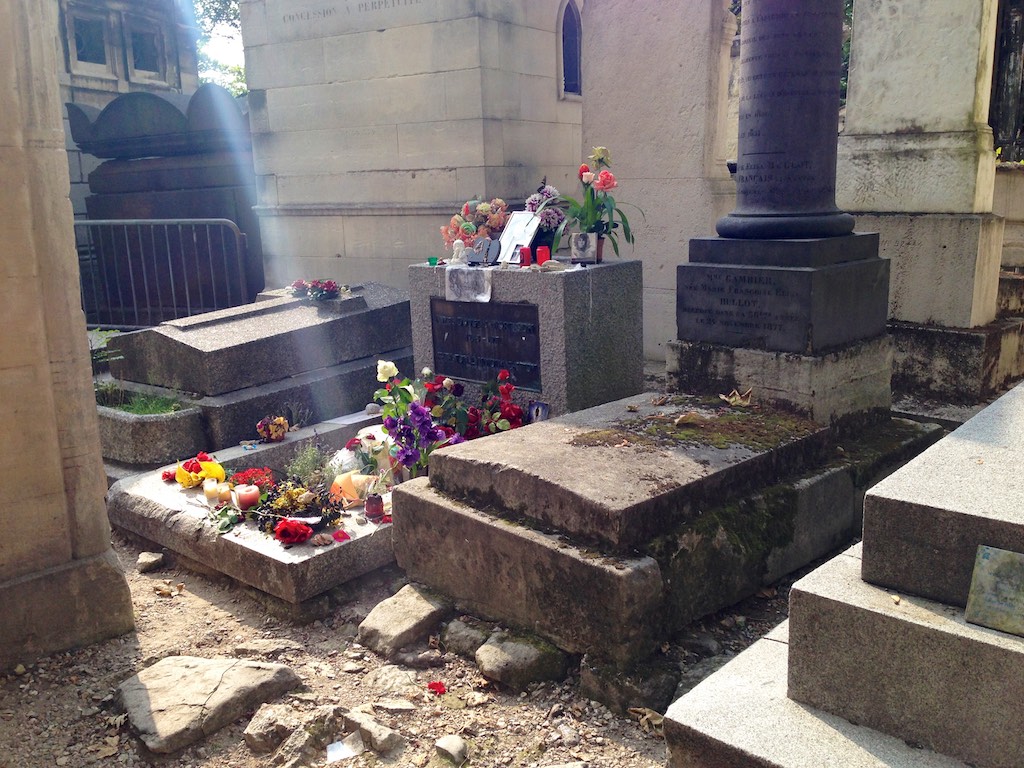 Just wanted to share my picture of Morrison's grave which I shot on Sep.07, 2014. We left, got on the subway and I was checking my pictures - noticed the ray of light.