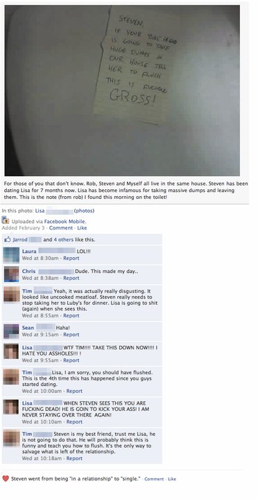 facebook break ups AND OTHER FUNNY FB STUFF