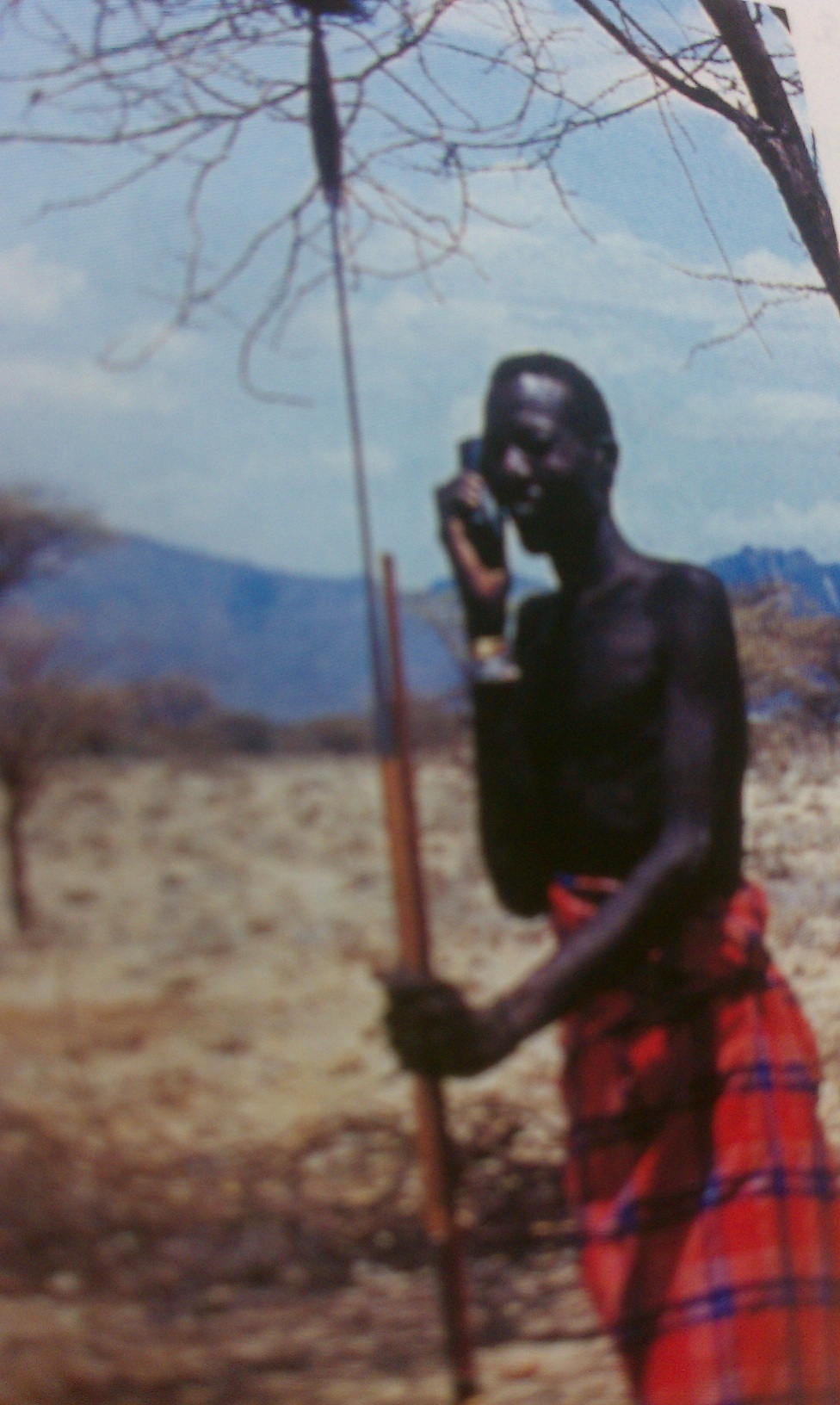 Why does this guy need a phone???I Found this picture in my history book, WTF?