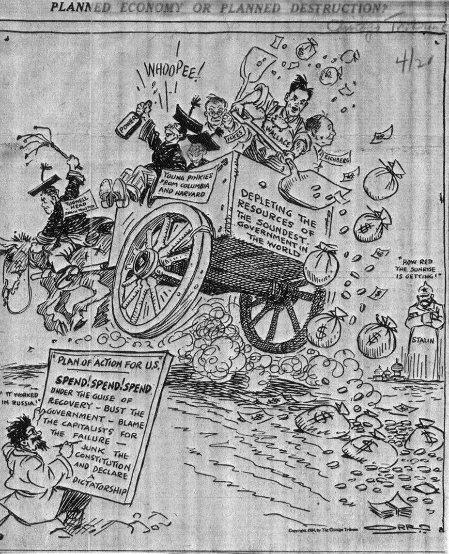 Political Cartoon 1934