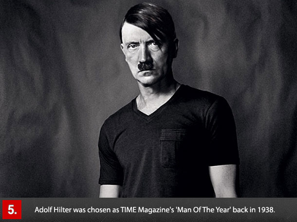 hitler emo - 5. Adolf Hilter was chosen as Time Magazine's 'Man Of The Year' back in 1938.