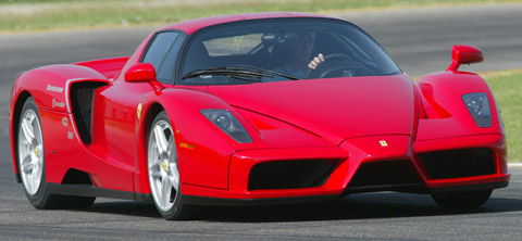 7. Ferrari Enzo 670,000. The most popular supercar ever built. The Enzo has a top speed of 217 mph and reaching 60 mph in 3.4 seconds. Only 400 units were produced and it is currently being sold for over 1,000,000 at auctions.