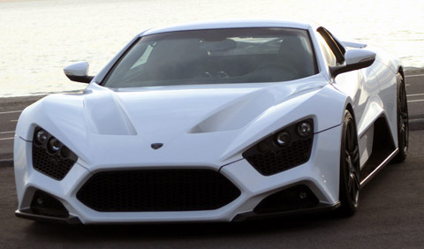 5. Zenvo ST1 1,225,000. Able to reach 60 mph in 2.9 seconds and a top speed of 233 mph. The Zenvo ST1 is from a new Danish supercar company that will compete to be the best in speed and style. The ST1 is limited to 15 units and the company even promised "flying doctors" to keep your car running.