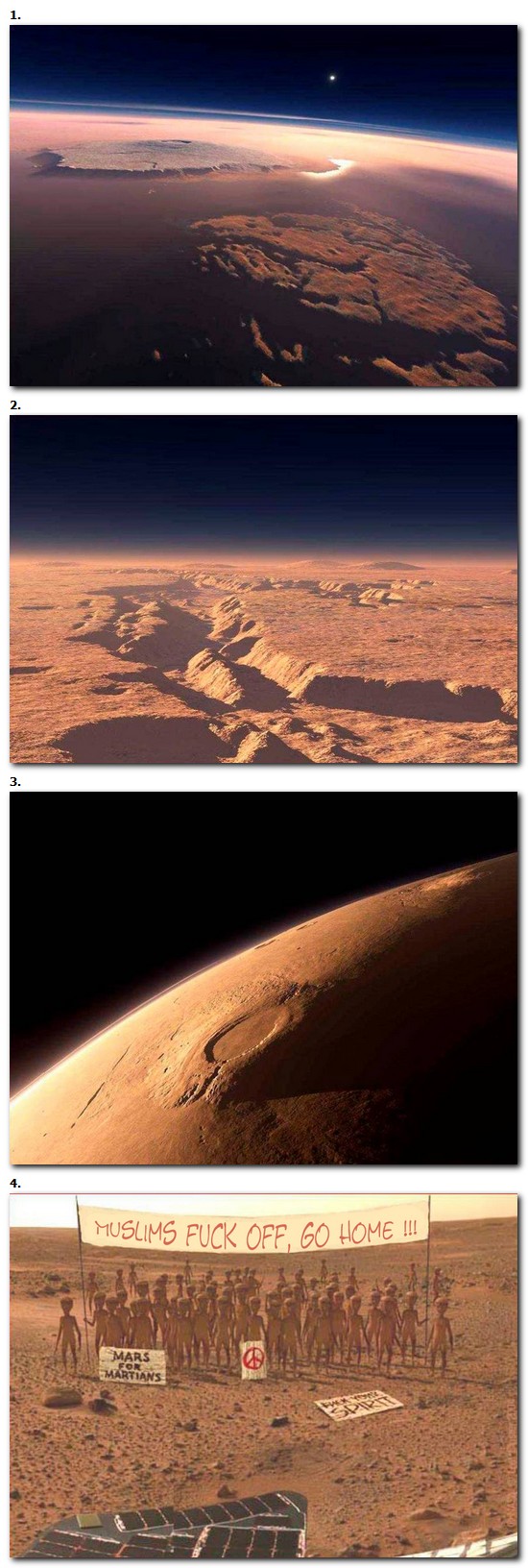 Latest photos from Mars satellite