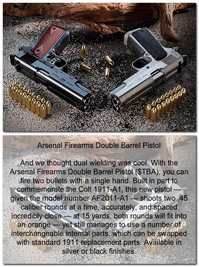 Arsenal Firearms Double Barrel Pistol