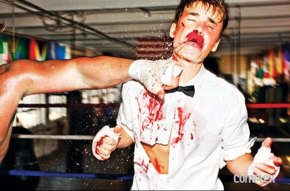Justin Bieber's Bloody New Magazine Spread