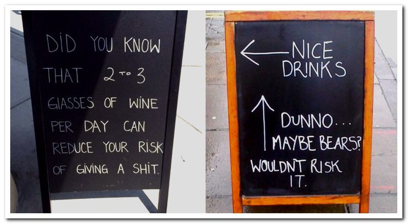 Bar Signs that will make you Drink