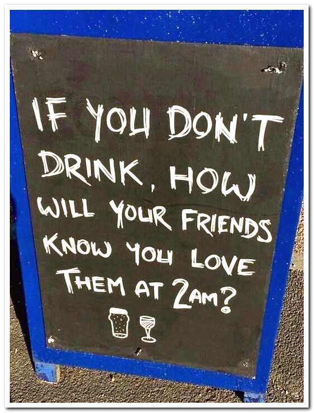 Bar Signs that will make you Drink