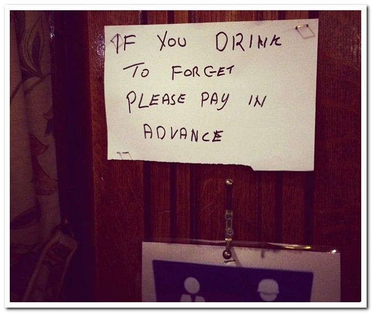 Bar Signs that will make you Drink