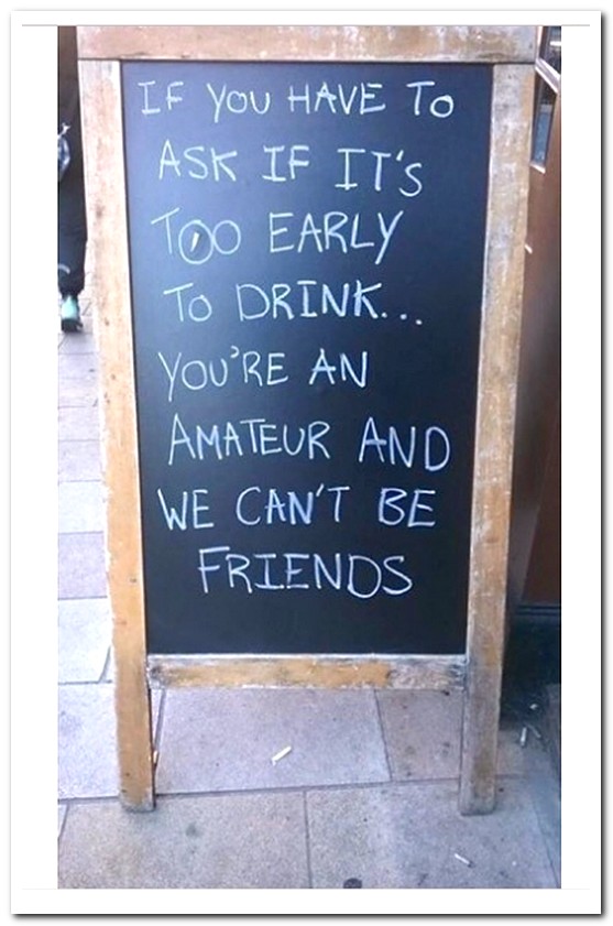 Bar Signs that will make you Drink