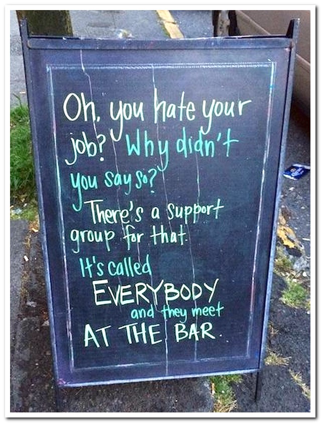 Bar Signs that will make you Drink