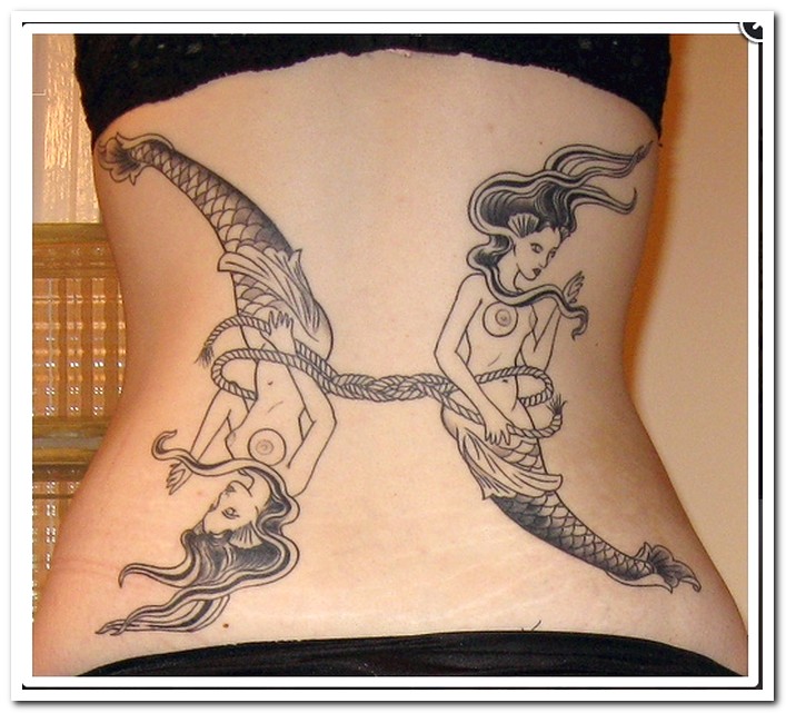 pisces mermaid tattoo - 2