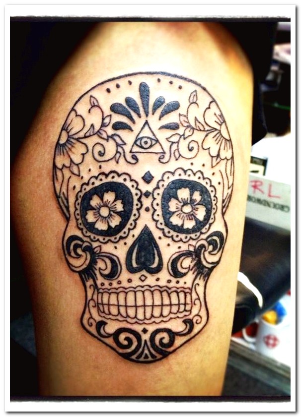 sugar skull tattoo meaning - Oo