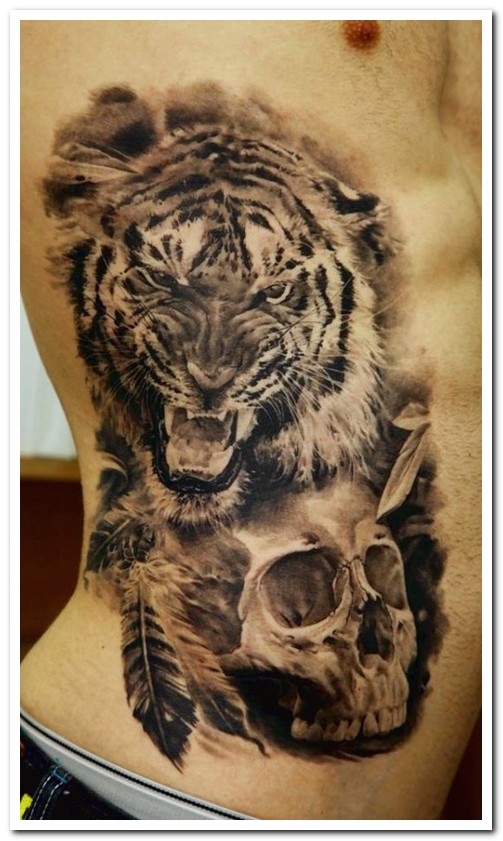 white tiger tattoo idea