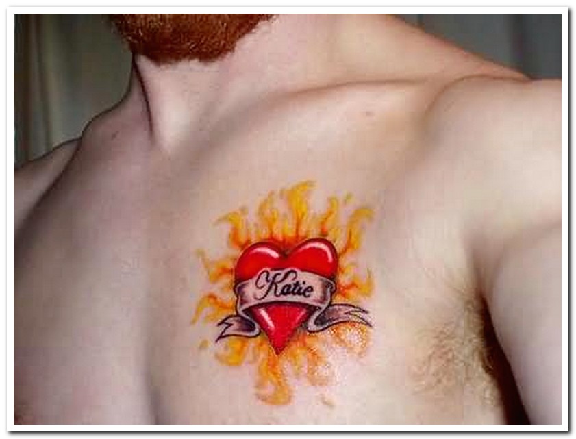katie heart tattoo