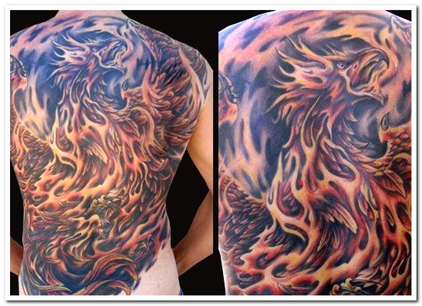 phoenix fire tattoo