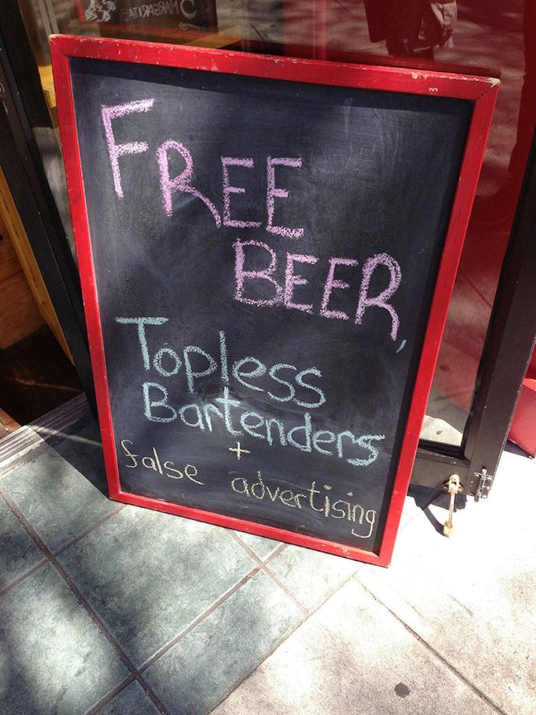 Sidewalk Signs To Make You Chuckle