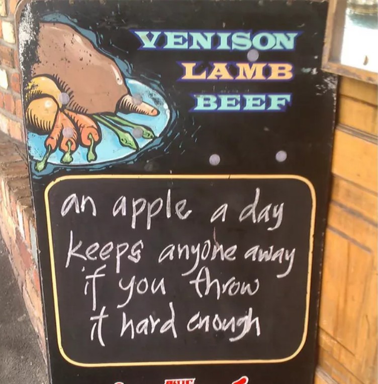 Sidewalk Signs To Make You Chuckle