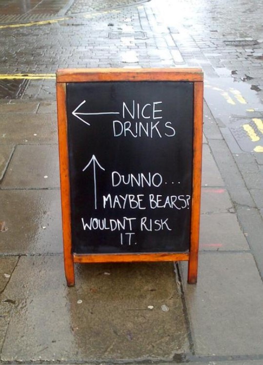 Sidewalk Signs To Make You Chuckle