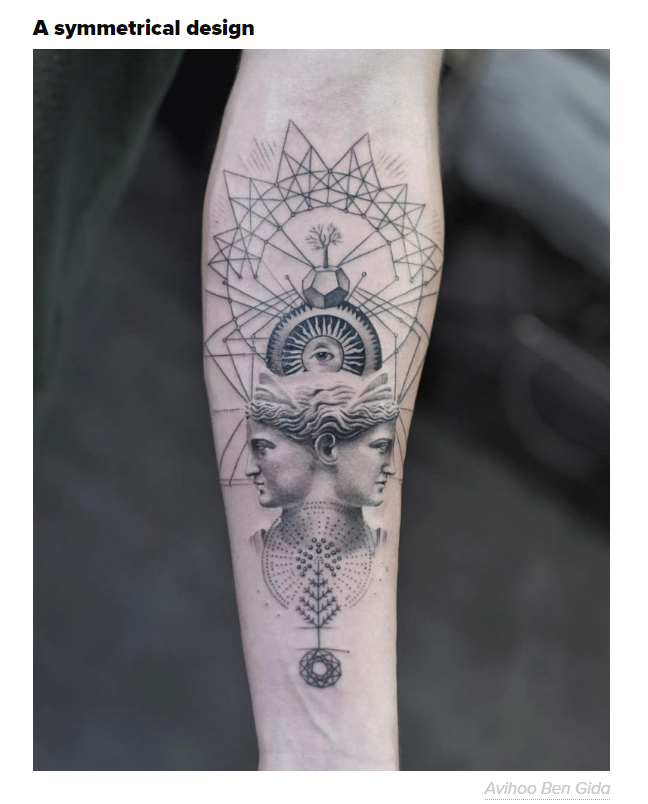 tattoo - A symmetrical design Ahoo Ben Gilda