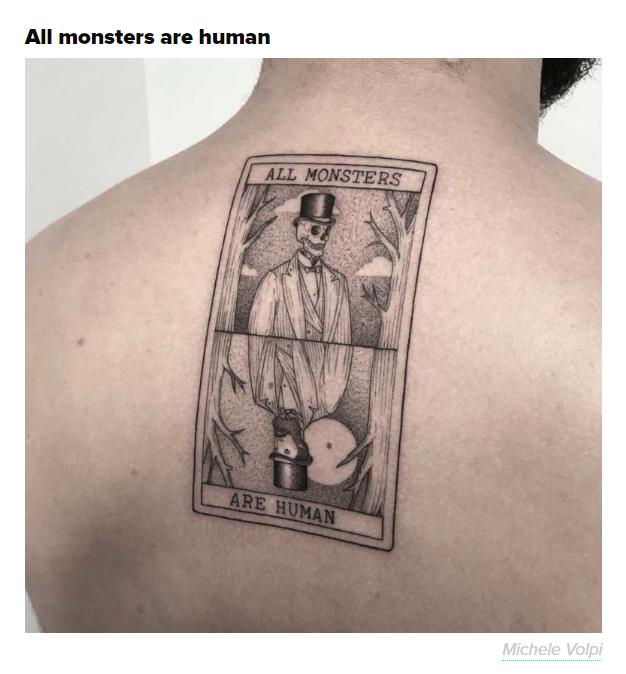 all monsters are human tattoo - All monsters are human All Monsters Are Human Michele Voip