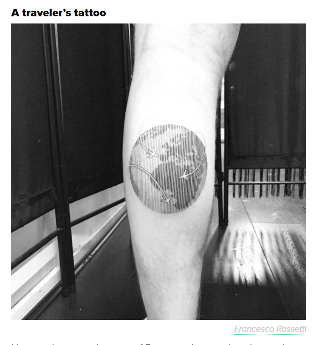 shoulder - A traveler's tattoo Francesco Rossetti