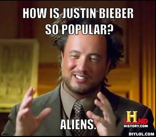 random pic not aliens - How Is Justin Bieber So Popular? Aliens Hd Aliens. H. History.Com Diylol.Com