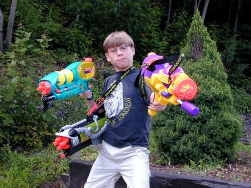 The Super Soaker was invented by a nuclear engineer out of a PVC pipe and Coke bottle 