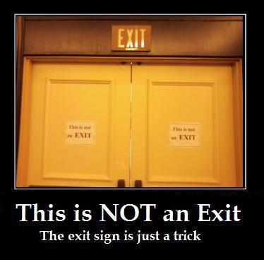 This is not an exit