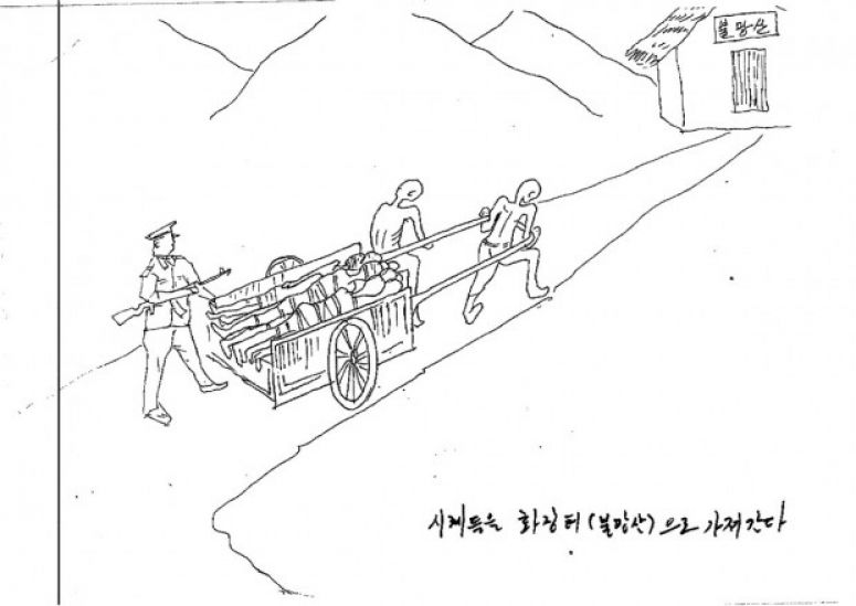 Wagons originally meant for cattle and livestock are being used to transport human prisoners, according to the report.