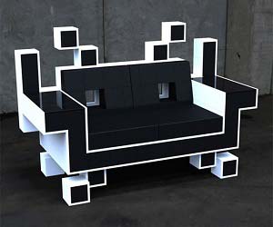 space invader couch